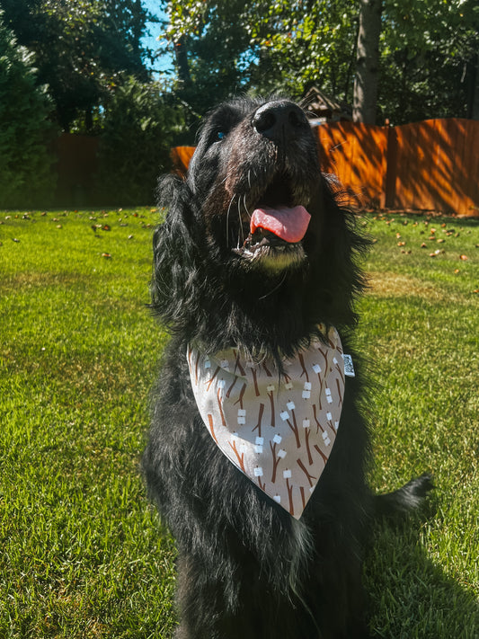 Marshmallow Stick Dog Bandana