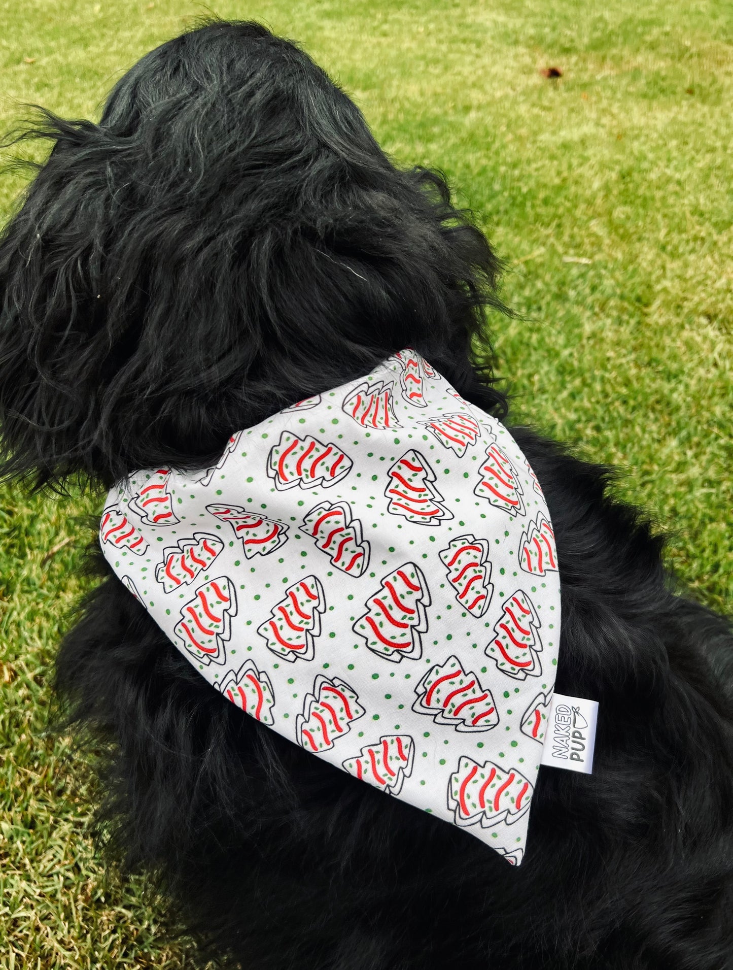 Christmas Cake Dog Bandana